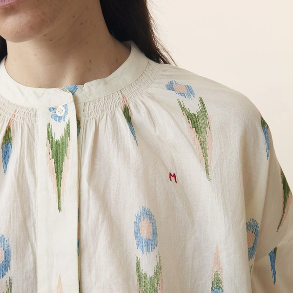 Chemise Viviane Ikat naturel