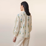 Chemise Viviane Ikat naturel