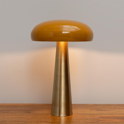 Lampe Champignon jaune