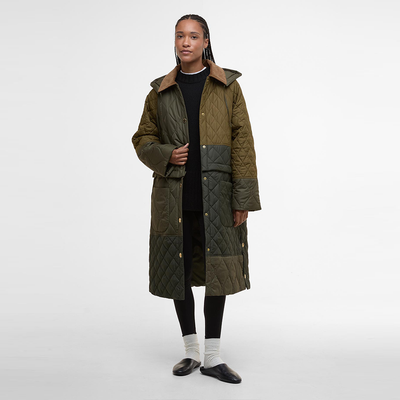 Manteau long matelassé Barbour