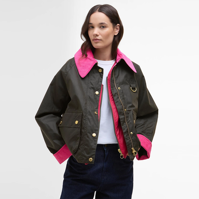 Veste col rose Barbour