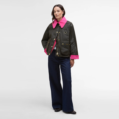 Veste col rose Barbour